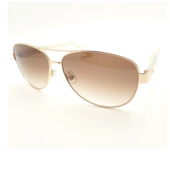 kate spade Accessories - Kate Spade Dalia 2 J5GB1 Gold Ivory Brown Fade Sunglasses